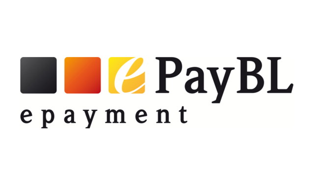 Logo der ePayBL mit angedeuteter Flagge und dem Schriftzug