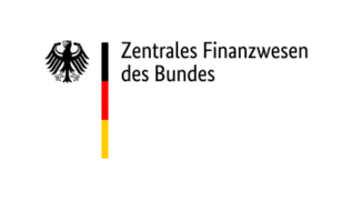 Bildwortmarke des ZFB mit Bundesadler, Flagge und Schriftzug